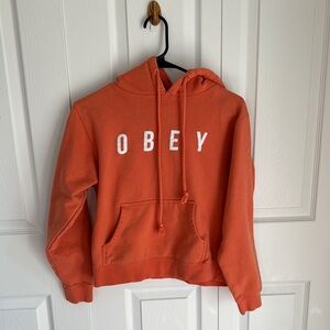 Obey Bold Orange Hoodie